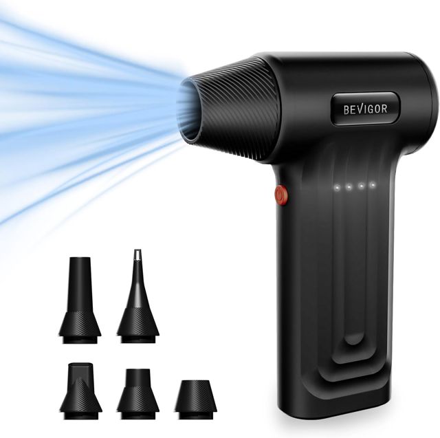 BEVIGOR Purificateur d'air comprimé super puissant 110 000 tr/min pour PC