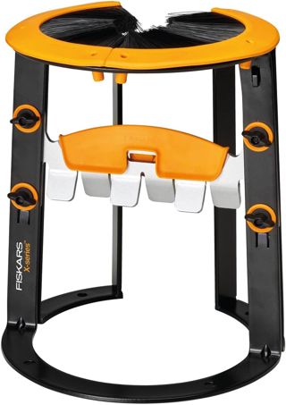Fiskars X-Series Fendeuse à Bois L pour Bois D'Allumage, Fendeuse à Bois de Chauffage Sûre et Manuelle pour Bûches Jusqu'à Ø 12 cm, Sac inclus, Noir / Orange, 1079156