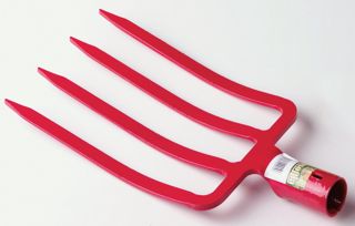 AUSONIA - Fourche à bêcher 4 Dents sans Manche GR 740 cm 25,5 x 18