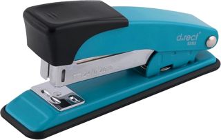 D.RECT Agrafeuse Bureau 0315A, 30 Feuilles, 50 mm, avec Recharge, Noir