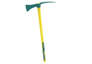 Pioche-hache 2 kg Duopro manche Novamax 1 m – outil 2 en 1 creuser et couper – acier forgé trempé – manche fibres de verre