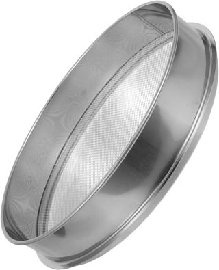 Plateau de Tamisage en Acier Inoxydable pour Jardinage Maille Uniforme de 2mm, Facile à Nettoyer, pour Tamiser Pierres et Terre Plantation en Jardin