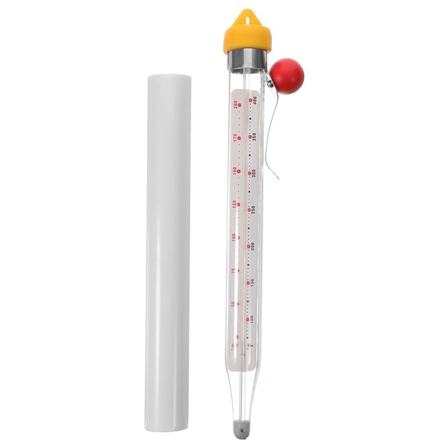 Cabilock 1ensemble Thermomètre à Pour Cuisine Outil De Pour Confitures Et Pâtisserie Avec Clip De Fixation Thermomètre De Haute Température Pour Boulangerie Et Friture
