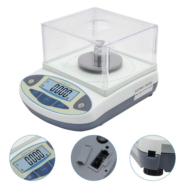 Bonvoisin Balance Analytique de Laboratoire 500g/0,001g avec Pare-Brise