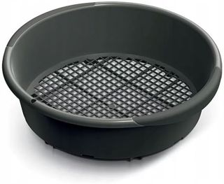 BirnePower Tamis de Jardin Rectangulaire ISIK400, Passe-Partout pour Terre et Compost, Crible à Piège en Plastique Robuste, Tamisage de Sol Efficace