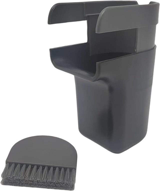 Boîte de rangement multifonction de bureau pour petits objets, nettoyage de bureau, petite poubelle avec brosse d'organisation informatique