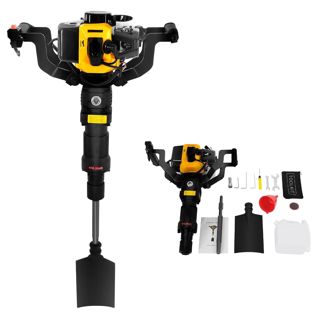 Pelle Bêche Thermique 52cc, Transplanteur d'Arbre à Essence 2 Temps - Excavateur Portable pour Creusement Rapide et Extraction de Racines, pour Pépinières, Vergers, Parcs et Grands Jardins