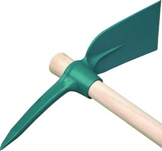 PIOCHE CANTONNIER OEIL ROND 1,4KG + MANCHE BOIS DIVERS 100 FORGES DE MAGNE - 213142