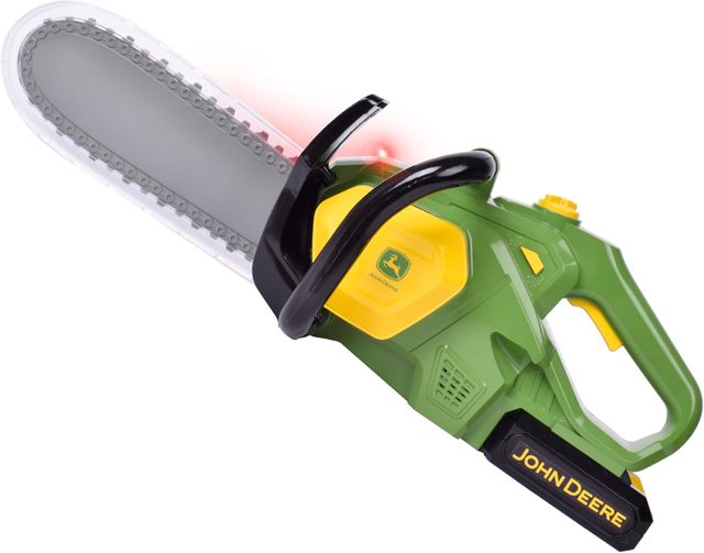 John Deere Tronçonneuse Jouet Motorisée - Outils Enfant, 3A+
