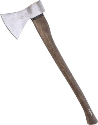RUTHE Hache Hickory 1.400 g | Hachette à fendre avec Manche en Hickory