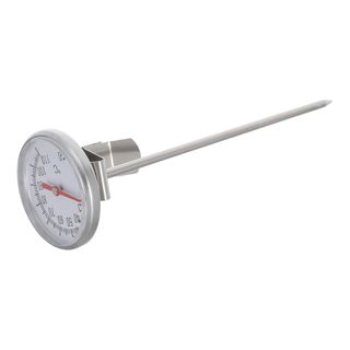 PRETYZOOM Thermomètre Cuisine avec Sonde en Acier Inoxydable, Lecture Rapide et Fiable, pour Barbecue et Cuisson Cuisine, Couleur Argenté