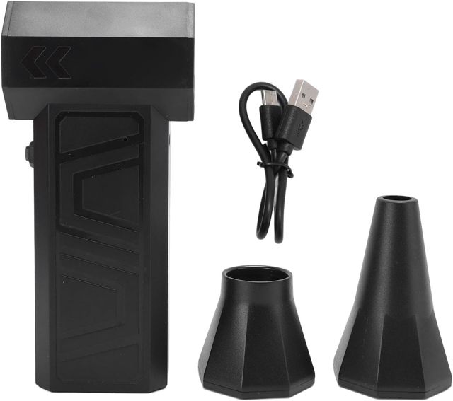Dépoussiéreur électrique 130 000 TR/Min, souffleur d'air sans Fil avec 2 Buses magnétiques, séchoir à Jet 41 M/S pour Le Nettoyage du Clavier, Ventilateur Turbo Rechargeable avec