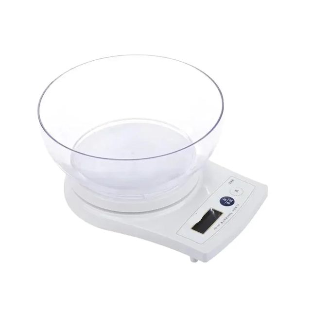 Balances numériques, Balance alimentaire numérique 2000g, balance de cuisine incurvée avec disposition d'économie d'énergie à arrêt automatique 6 minutes, LCD