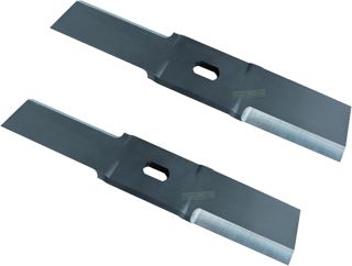 2 lames de 19,5 cm compatibles avec broyeur Florabest FMH 2400 B2 A1 2400/10 BK 68656 57372