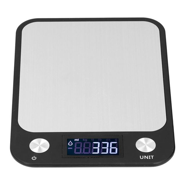 Fafeicy Balance de Cuisine Numérique 10 000 G Balance Alimentaire de Précision 10 000 G Outil de Pesée de Poids 10 000 avec Plate-forme en Acier Inoxydable Arrêt Automatique
