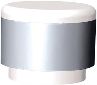 Fiskars Surface de frappe de rechange avec anneau métallique pour Coin éclateur Sécuri-T et Merlin éclateur X39, Blanc/Argenté, 1001616