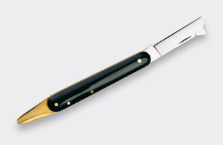 Altuna Couteau à greffer - Modèle 8420 - Longueur 19 cm - Lame en Acier et mitre en Laiton - Système de Pliage - Poids 100 g - Accessoires et Entretien