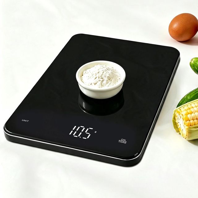 OBEST Balance de Cuisine Rechargeable Haute Précision 0,1G avec Grand éCran
