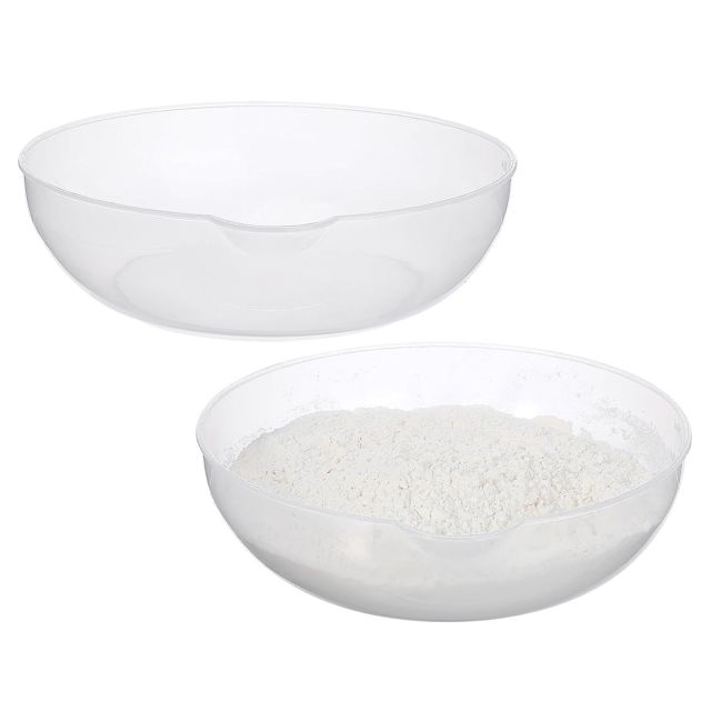 Transparent Plateau pour Balance Cuisine Rond 2 Pièces Plastique