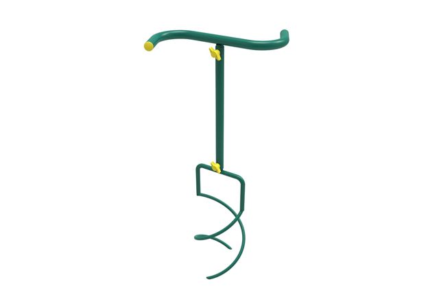 AéroCompost Réglable naturOvert® - Hauteur Réglable 74 à 91 cm - Guidon en S - Dents Profilées - Largeur 16 cm - 1,55 kg - LEBORGNE