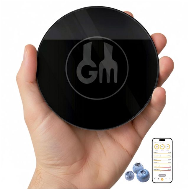 Balance alimentaire portable avec calculatrice nutritionnelle - Taille de voyage rechargeable pour perte de poids, nutrition, calories, diabète, préparation des repas - Balance de cuisine