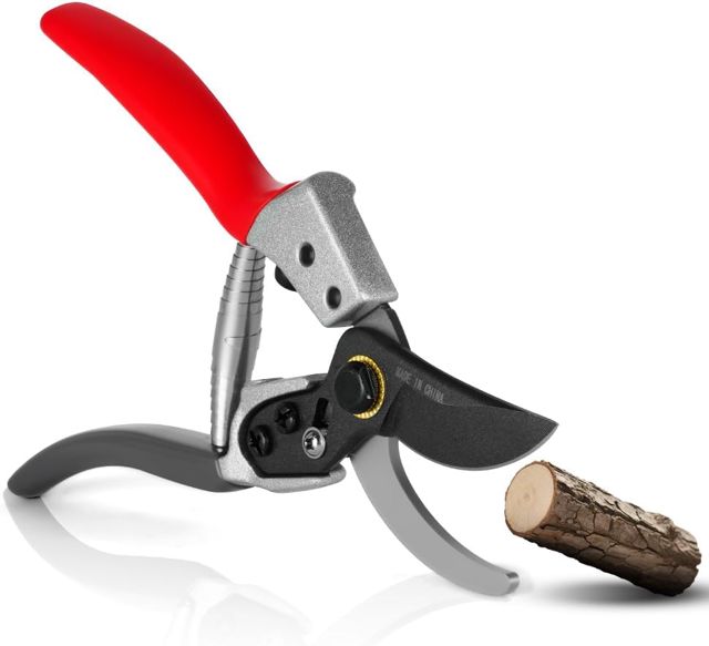 OSDUE Sécateur à Lame Franche, Ergonomique, Lame SK5, O25mm Max pour Plante