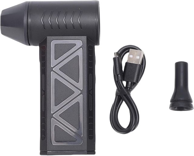 Sorandy Dépoussiéreur Efficace à 3 Vitesses, Rechargeable, 130,000 Tr/min, Souffleur de Poussière pour le Déneigement et le Nettoyage D'appareils Numériques