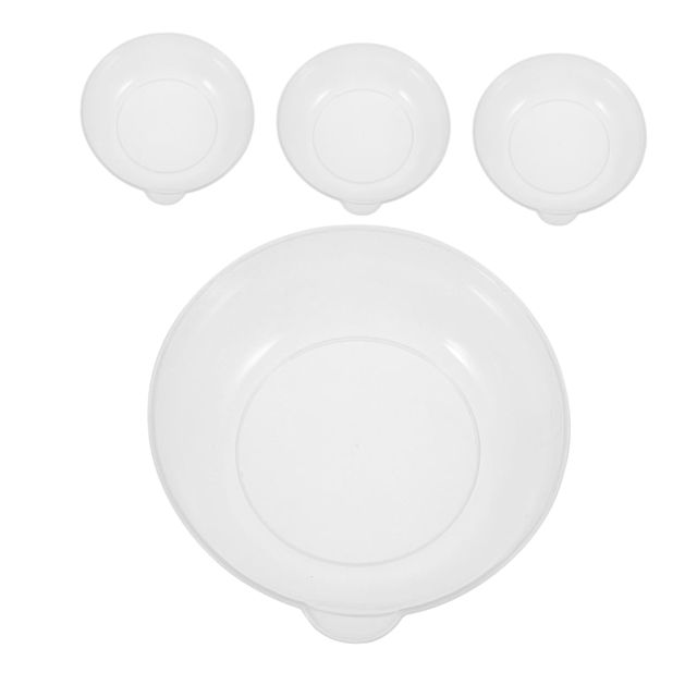 4 Pièces Plateaux de Pesée Plastique pour Balances la Cuisine