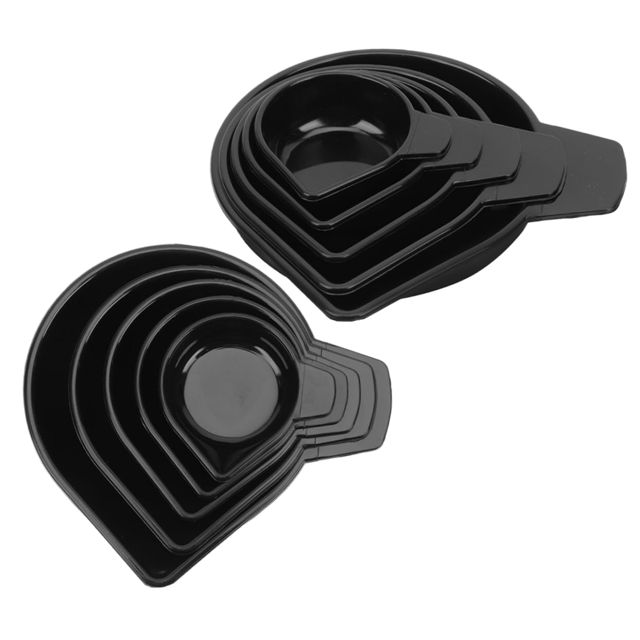 Lurrose Lot De 10 Plateaux De Pesée En Plastique Bec Verseur, Adaptés Aux Balances Électroniques, Résistant Et Pratique Pour Laboratoire, La Cuisine, Bijouterie Et Pâtisserie