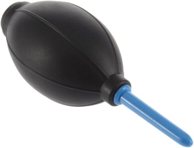 Silicone Solide Souffleur de Poussière Noir pour Ordinateur