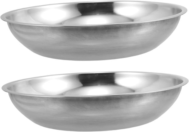 Plateau de Balance en Acier Inoxydable 2 Pièces pour Balance Mécanique