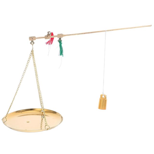 Balance à Cuivre Portative Rétro 250g, Style Antique Manuel