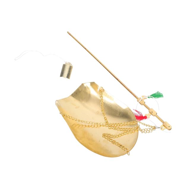 POPETPOP Balance Cuisine en Cuivre Or, Échelle de Médecine Traditionnelle Chinoise, Haute Résistance et Facile à Utiliser, Design Simple pour Maison ou Boutique de Médecine