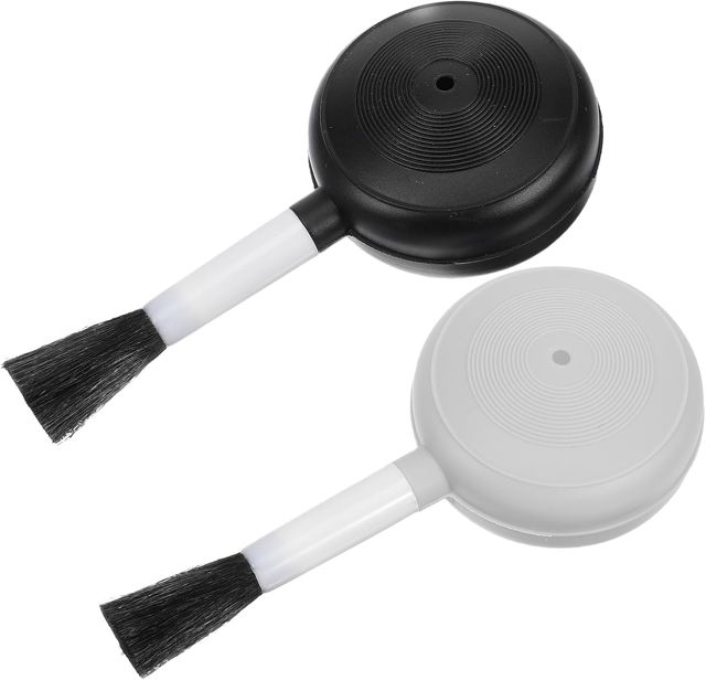 2 Pièces Souffleur d'Objectif Nettoyage Précis, Brosse Souple