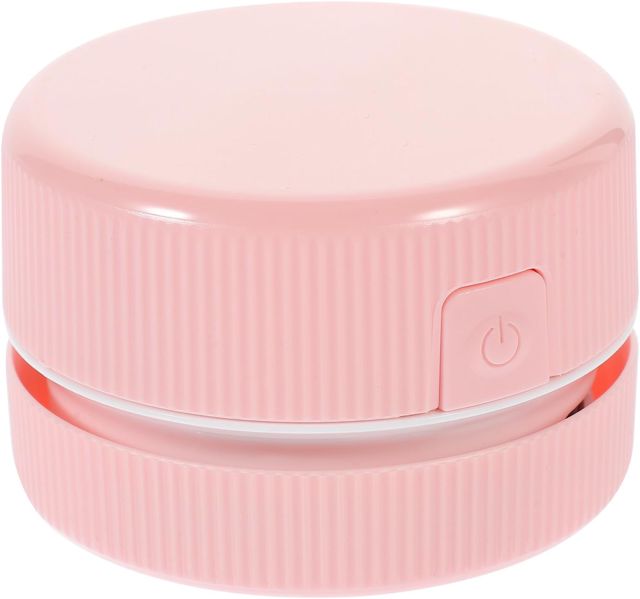 Aspirateur de Table Mini sans Fil, Nettoyage Coins, ABS rose