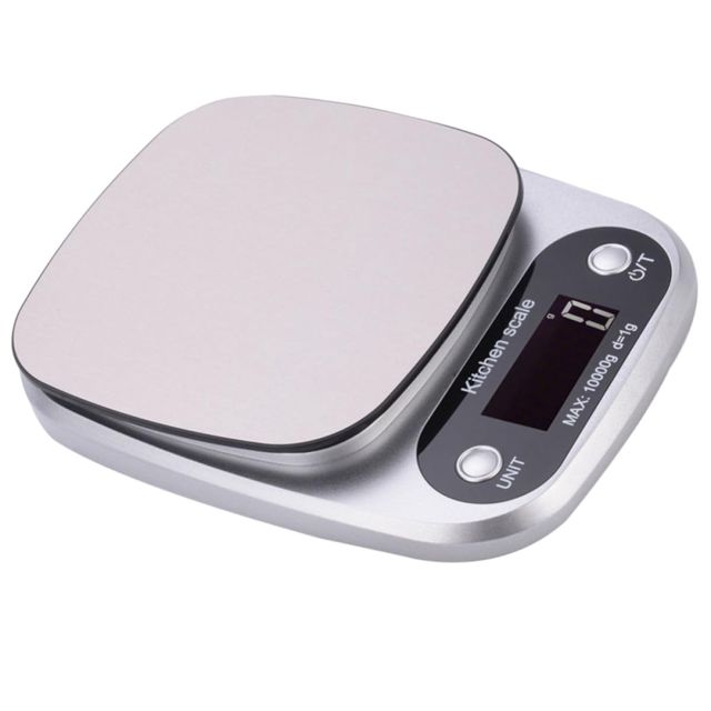 Balance Cuisine Numérique en Acier Inoxydable 10kg 1g
