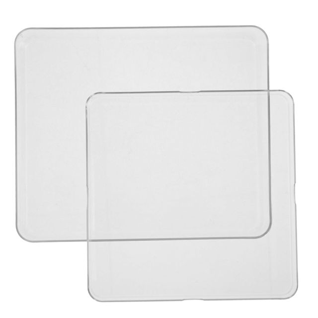 2 Pièces Transparent Plateau de Pesée Plastique, pour Balance Cuisine