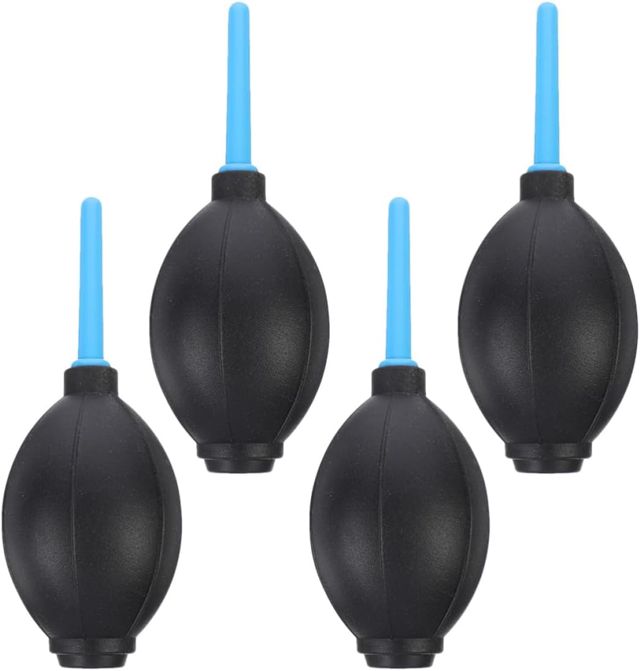 Beaupretty 4 Pièces Souffleur à Air pour Dépoussiérage Nettoyeur de Poussière pour Capteurs et Lentilles Appareils Photo Numériques Soufflette Souple Plastique Nettoyage sans Électricité
