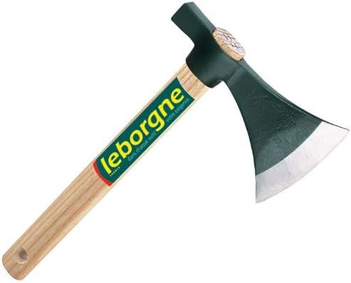 Leborgne Hachette Manche Droit Bois PEFC 0,8 kg Acier Forgé Taillant 12 cm
