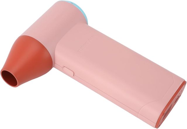 Dépoussiéreur D'air électrique Puissant de 130 000 Tr/min pour un Nettoyage Efficace au Bureau ou à la Maison, Mini Ventilateur Turbo Portable pour épousseter le clavier. (Blanc)