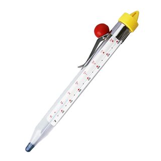 Thermomètre Cuisine pour Sirop en Verre Trempé Clip
