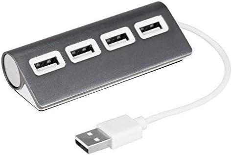 Hub USB 2.0 – 4 Ports USB – Plug and Play – Multiprise USB (Rouge)