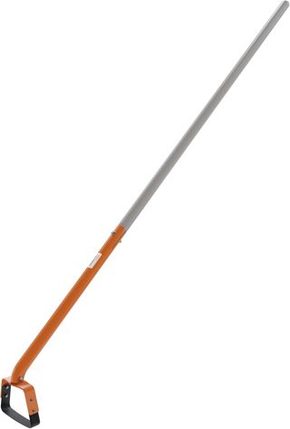 Houe oscillante avec poignée en métal – He Râteau – Enlèvement des mauvaises herbes – Largeur 14 cm – Acier trempé – Affûtable