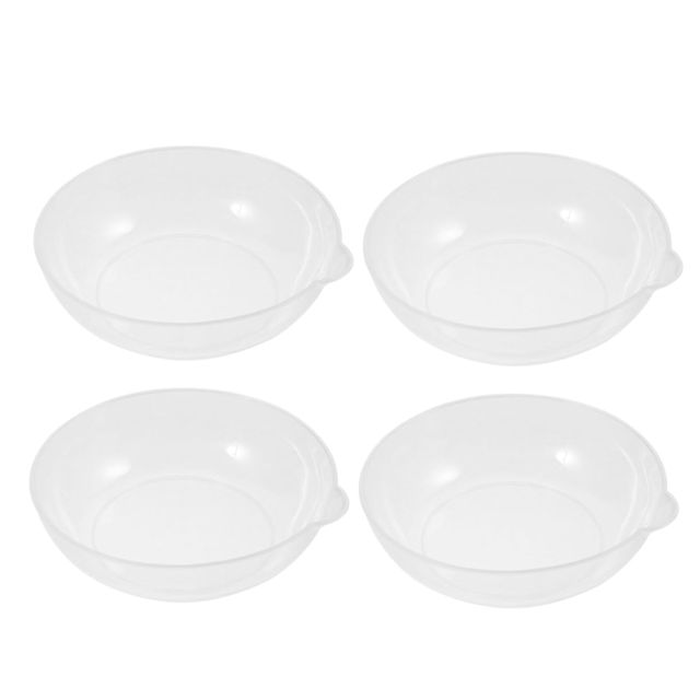 4 Pièces Plateau de Pesée Réutilisable en Plastique pour Balance Numérique