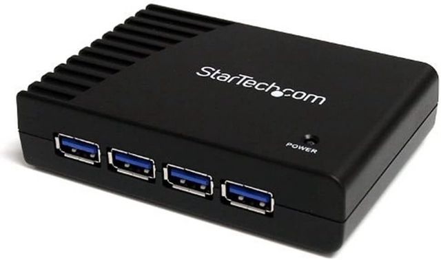 StarTech Hub USB 3.0 SuperSpeed 4 Ports 5Gbps - Noir (ST4300USB3GB)