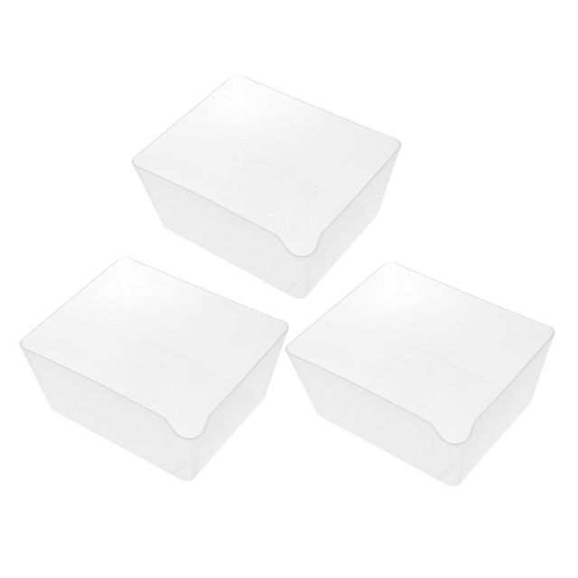 POPETPOP Plateaux Alimentaires pour Balance Cuisine Électronique Lot de 3 en Plastique Pp Transparents 1200ml Légers et Faciles à Manipuler, Pâtisserie à Domicile
