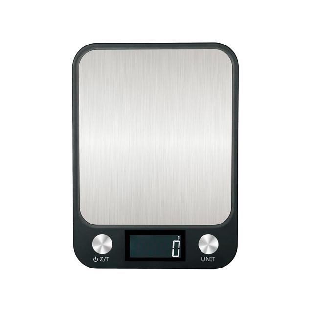 Balance de cuisine numérique capacité 5 kg, 1 g, 10 kg, 1 g, 15 kg, 1 g de haute qualité, écran LCD, balance alimentaire en acier inoxydable pour la cuisine, la pâtisserie et les repas.