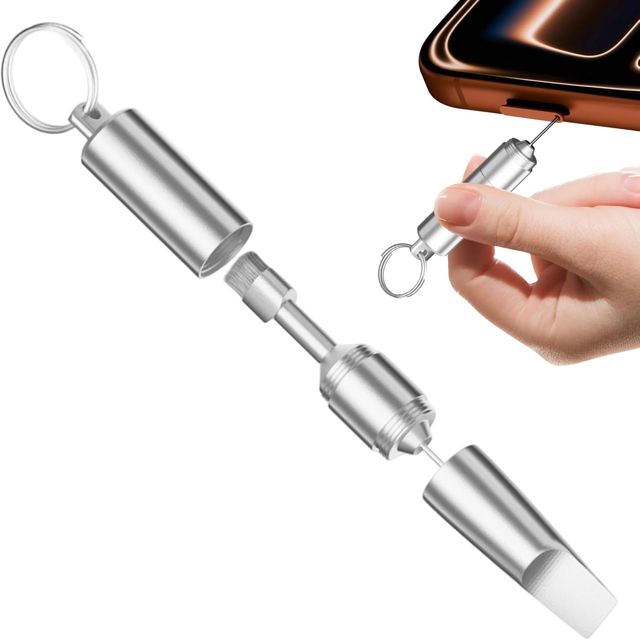 Kit de nettoyage pour téléphones, accessoire de brosse pour détails électroniques, équipement de nettoyage pour appareils électroniques - pour téléphone, tablette, ordinateur portable, écran