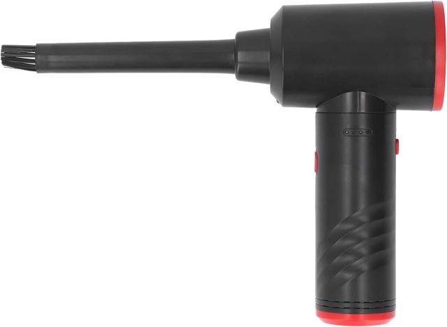 Luocute Plumeau à Air comprimé, Souffleur D'air électrique 50 000 Tr/min avec Lumière LED et Réglage à 3 Vitesses, 6 000 MAh Rechargeable pour Clavier D'ordinateur et Nettoyage de Voiture