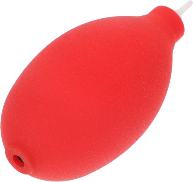 Alipis Souffleur d'air Nettoyeur de Poussière, Poire Soufflante en Plastique Rouge, Nettoyage Téléphone et Clavier, Flux d'air Unidirectionnel, Souffle Puissant pour Appareil Photo